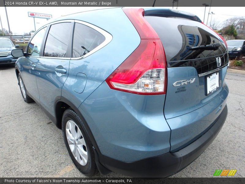Mountain Air Metallic / Beige 2014 Honda CR-V EX-L AWD