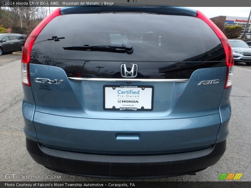Mountain Air Metallic / Beige 2014 Honda CR-V EX-L AWD