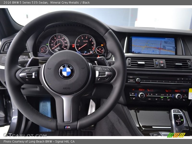 Mineral Grey Metallic / Black 2016 BMW 5 Series 535i Sedan