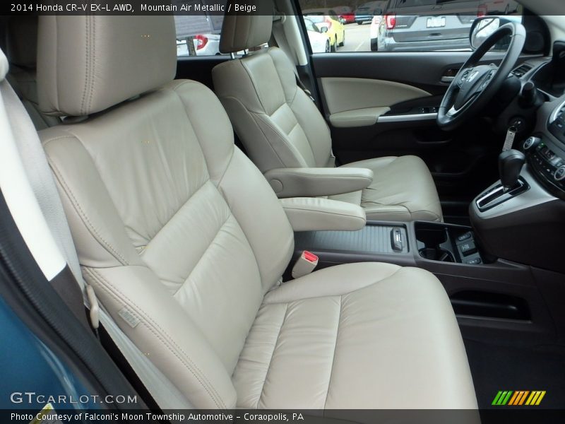 Mountain Air Metallic / Beige 2014 Honda CR-V EX-L AWD