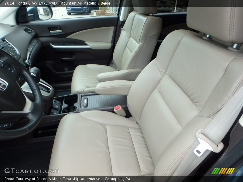 Mountain Air Metallic / Beige 2014 Honda CR-V EX-L AWD