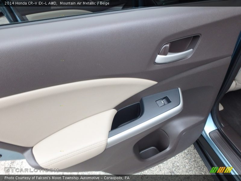 Mountain Air Metallic / Beige 2014 Honda CR-V EX-L AWD