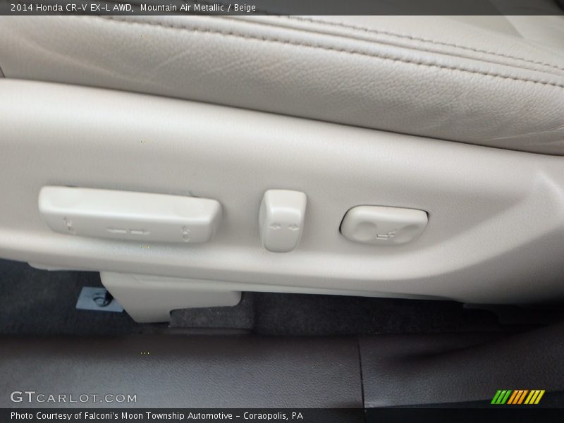 Mountain Air Metallic / Beige 2014 Honda CR-V EX-L AWD