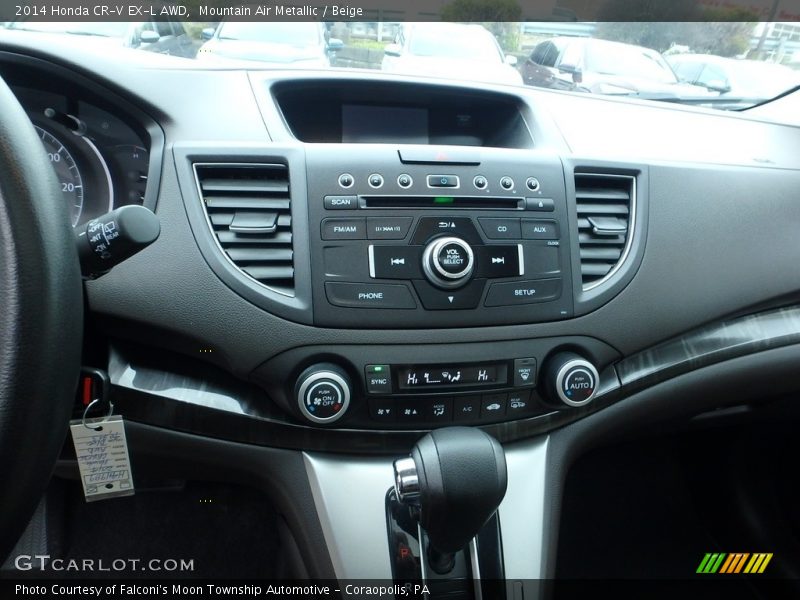 Mountain Air Metallic / Beige 2014 Honda CR-V EX-L AWD