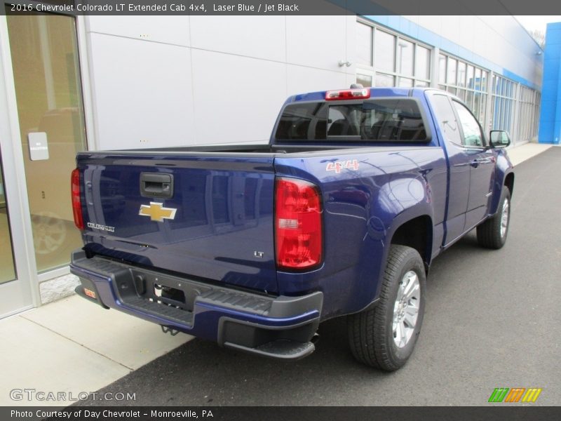 Laser Blue / Jet Black 2016 Chevrolet Colorado LT Extended Cab 4x4