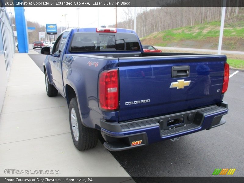 Laser Blue / Jet Black 2016 Chevrolet Colorado LT Extended Cab 4x4