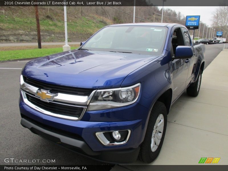 Laser Blue / Jet Black 2016 Chevrolet Colorado LT Extended Cab 4x4