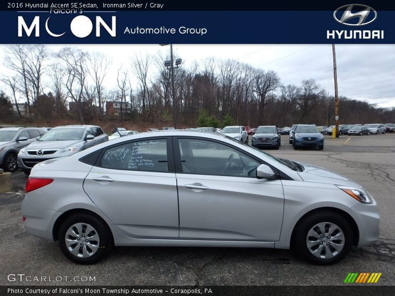 Ironman Silver / Gray 2016 Hyundai Accent SE Sedan