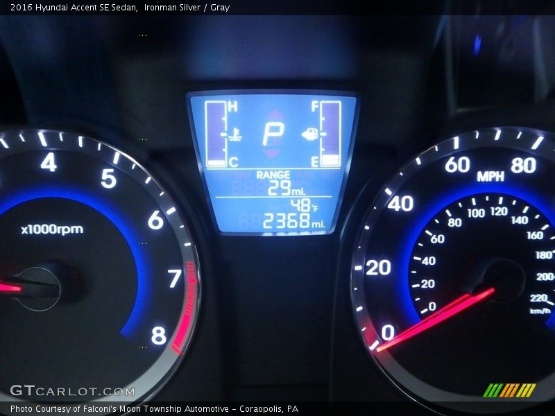 Ironman Silver / Gray 2016 Hyundai Accent SE Sedan