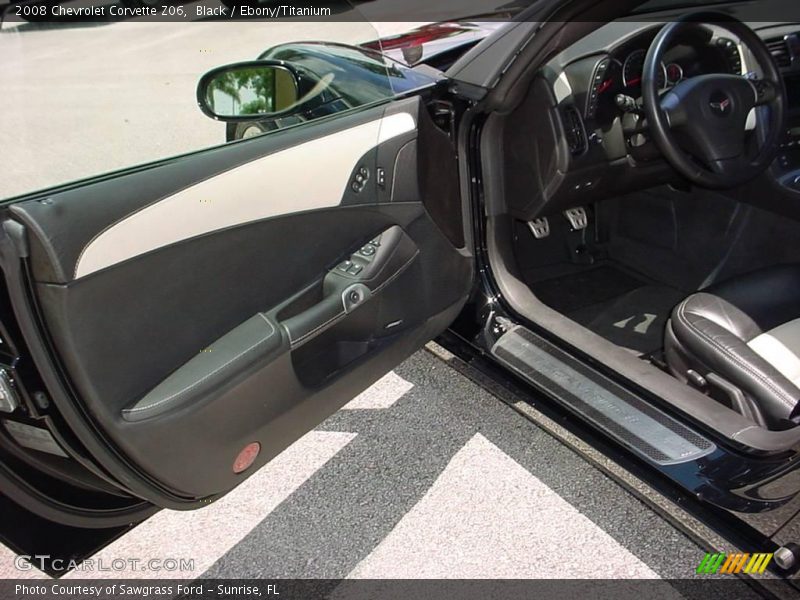 Black / Ebony/Titanium 2008 Chevrolet Corvette Z06