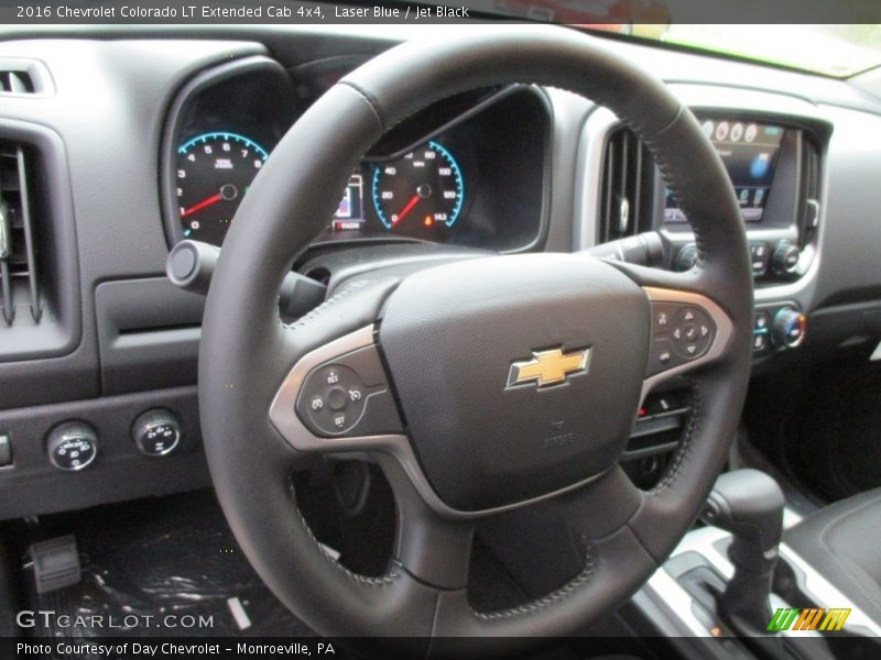 Laser Blue / Jet Black 2016 Chevrolet Colorado LT Extended Cab 4x4