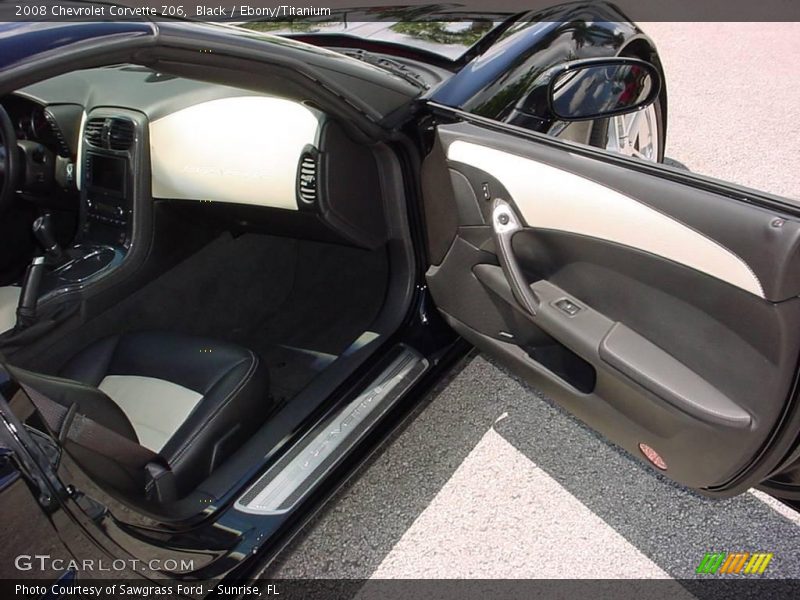 Black / Ebony/Titanium 2008 Chevrolet Corvette Z06