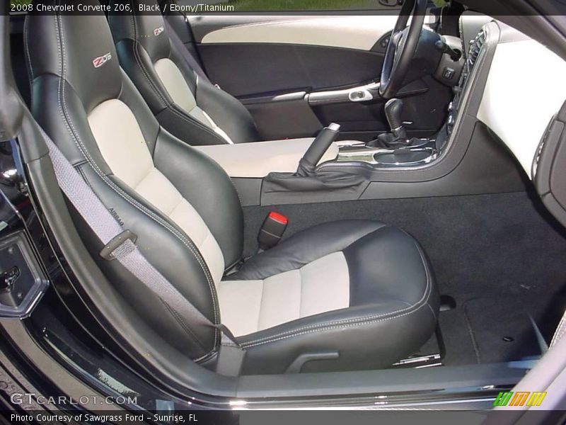  2008 Corvette Z06 Ebony/Titanium Interior