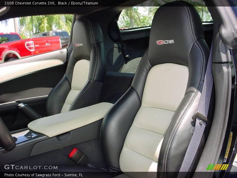  2008 Corvette Z06 Ebony/Titanium Interior
