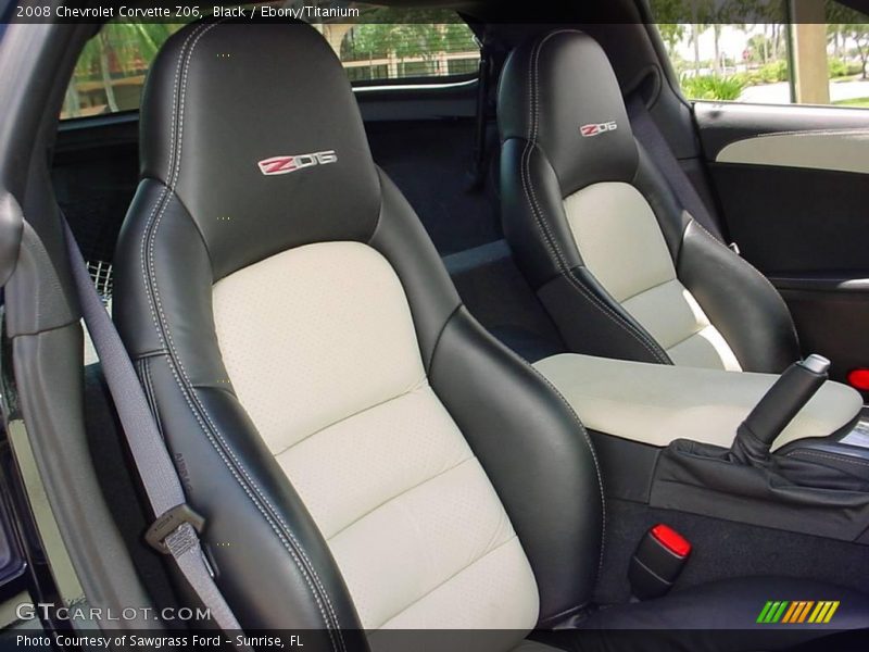Black / Ebony/Titanium 2008 Chevrolet Corvette Z06