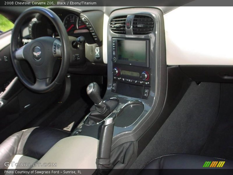 Black / Ebony/Titanium 2008 Chevrolet Corvette Z06
