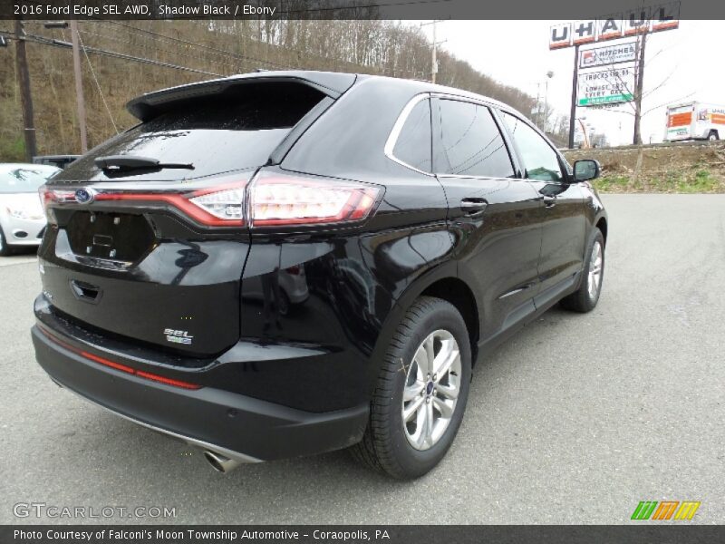 Shadow Black / Ebony 2016 Ford Edge SEL AWD