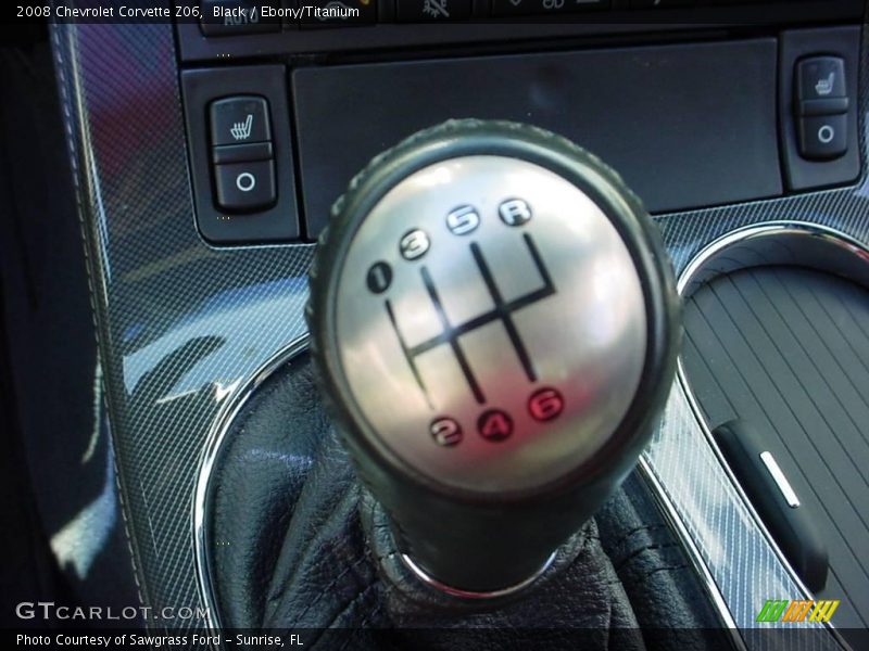 Black / Ebony/Titanium 2008 Chevrolet Corvette Z06