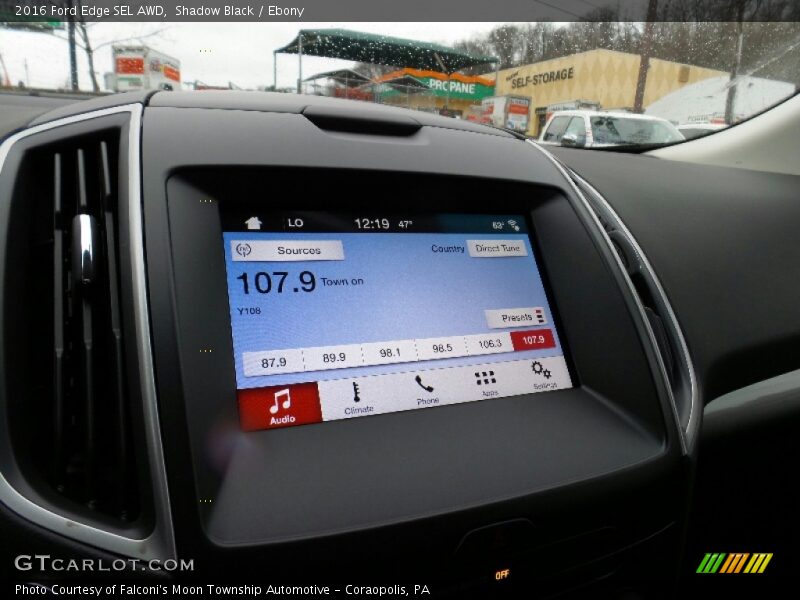 Shadow Black / Ebony 2016 Ford Edge SEL AWD