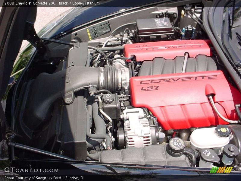Black / Ebony/Titanium 2008 Chevrolet Corvette Z06