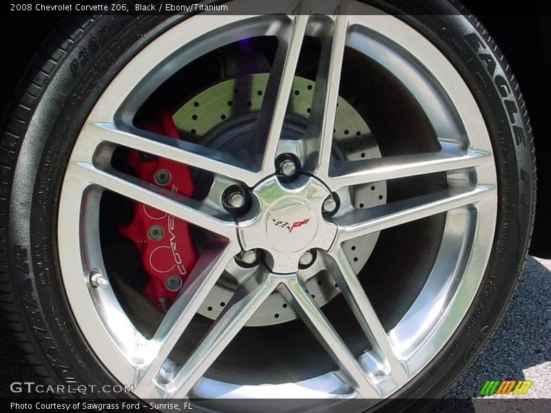 Black / Ebony/Titanium 2008 Chevrolet Corvette Z06
