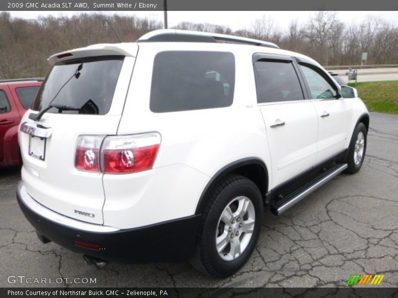 Summit White / Ebony 2009 GMC Acadia SLT AWD