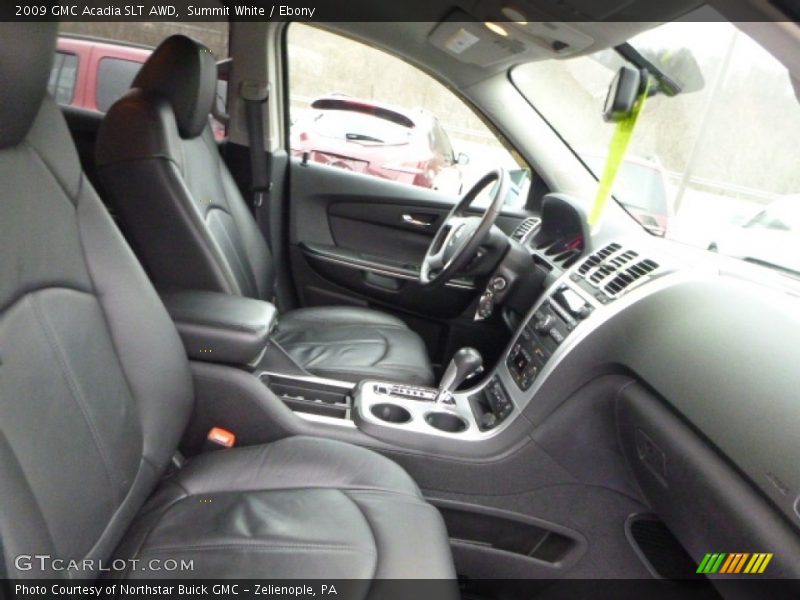 Summit White / Ebony 2009 GMC Acadia SLT AWD