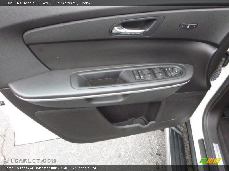 Summit White / Ebony 2009 GMC Acadia SLT AWD