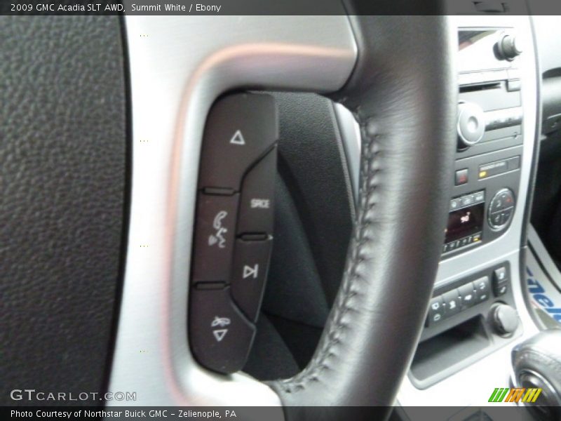 Summit White / Ebony 2009 GMC Acadia SLT AWD