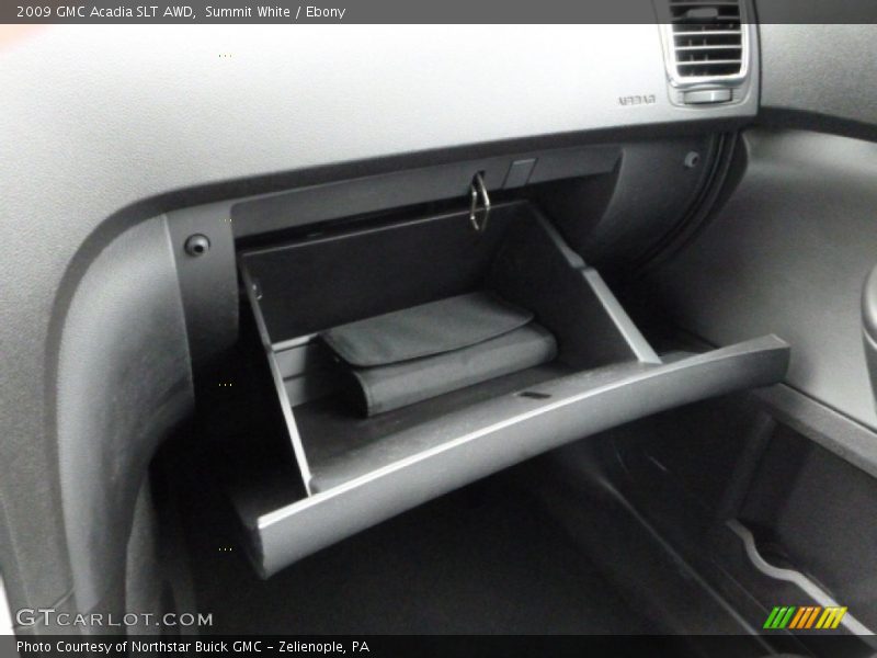 Summit White / Ebony 2009 GMC Acadia SLT AWD