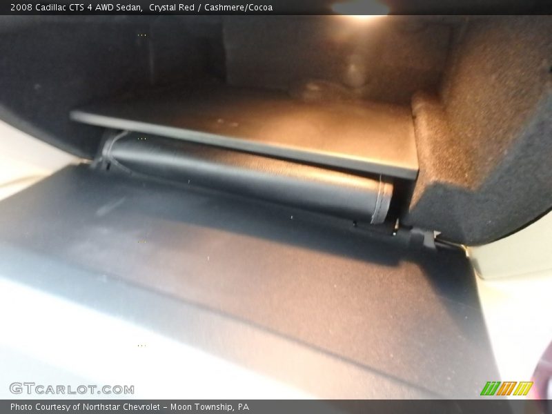 Crystal Red / Cashmere/Cocoa 2008 Cadillac CTS 4 AWD Sedan