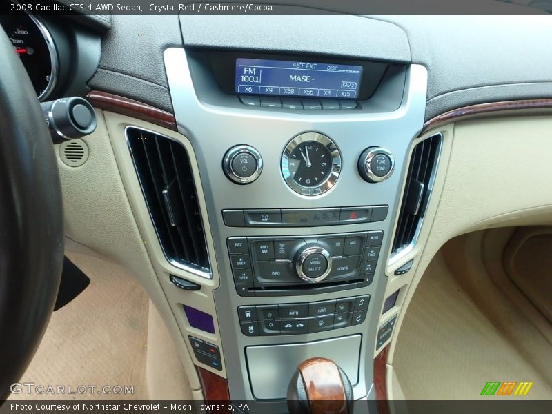 Crystal Red / Cashmere/Cocoa 2008 Cadillac CTS 4 AWD Sedan