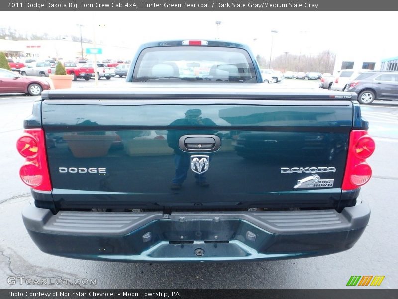 Hunter Green Pearlcoat / Dark Slate Gray/Medium Slate Gray 2011 Dodge Dakota Big Horn Crew Cab 4x4