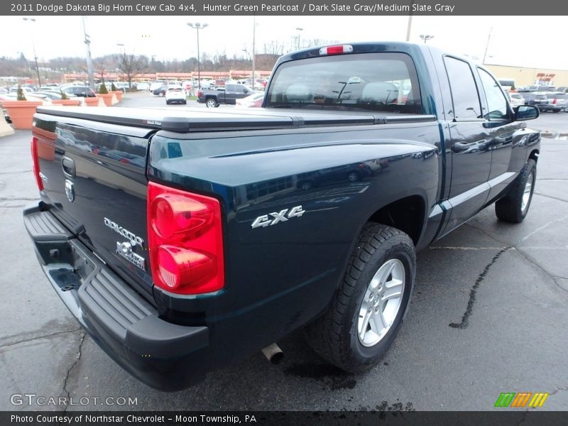 Hunter Green Pearlcoat / Dark Slate Gray/Medium Slate Gray 2011 Dodge Dakota Big Horn Crew Cab 4x4