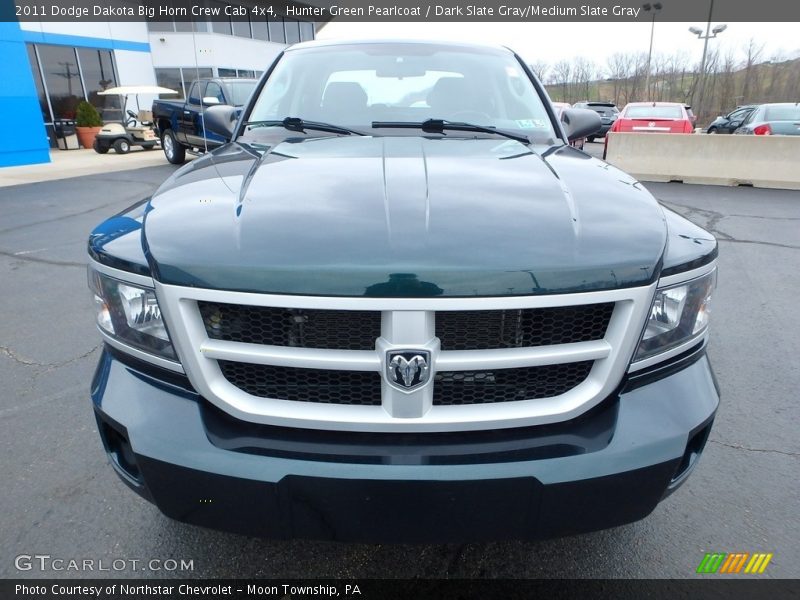 Hunter Green Pearlcoat / Dark Slate Gray/Medium Slate Gray 2011 Dodge Dakota Big Horn Crew Cab 4x4