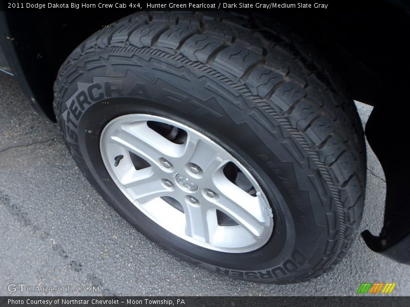 Hunter Green Pearlcoat / Dark Slate Gray/Medium Slate Gray 2011 Dodge Dakota Big Horn Crew Cab 4x4