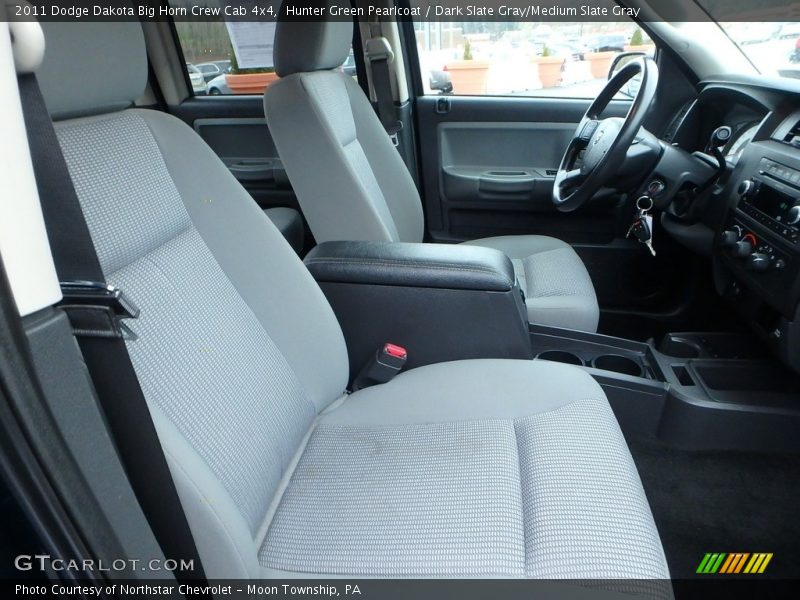 Hunter Green Pearlcoat / Dark Slate Gray/Medium Slate Gray 2011 Dodge Dakota Big Horn Crew Cab 4x4