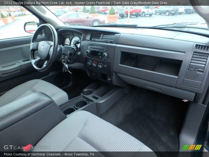 Hunter Green Pearlcoat / Dark Slate Gray/Medium Slate Gray 2011 Dodge Dakota Big Horn Crew Cab 4x4