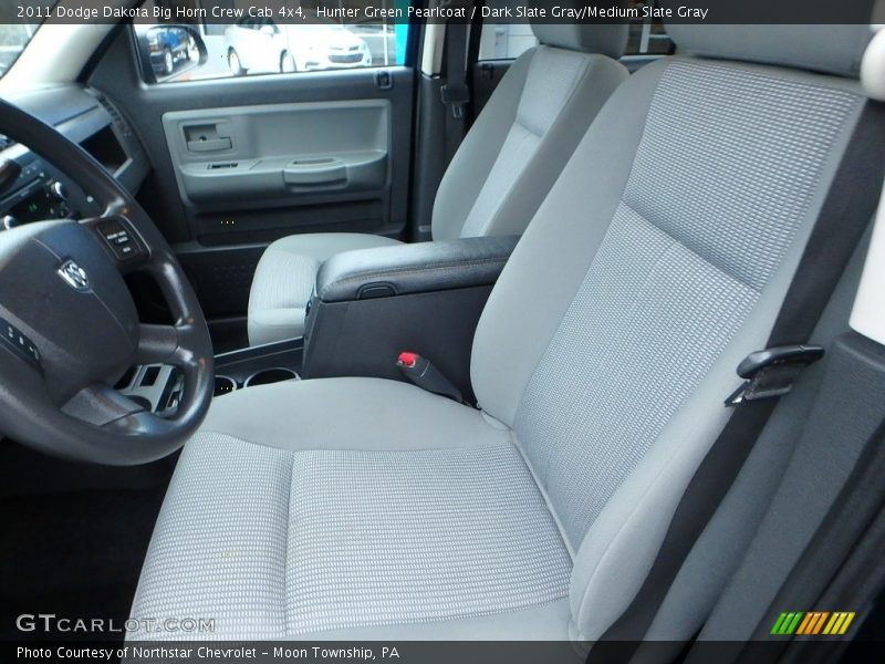Hunter Green Pearlcoat / Dark Slate Gray/Medium Slate Gray 2011 Dodge Dakota Big Horn Crew Cab 4x4
