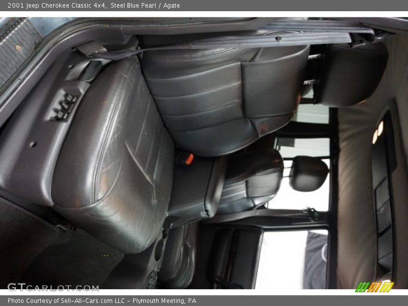 Steel Blue Pearl / Agate 2001 Jeep Cherokee Classic 4x4