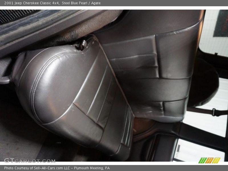 Steel Blue Pearl / Agate 2001 Jeep Cherokee Classic 4x4