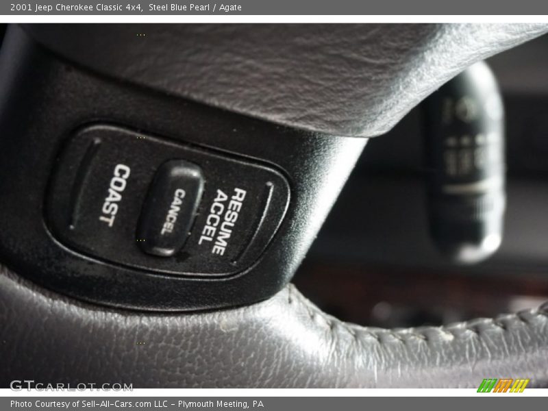 Steel Blue Pearl / Agate 2001 Jeep Cherokee Classic 4x4