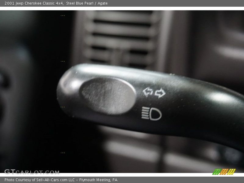 Steel Blue Pearl / Agate 2001 Jeep Cherokee Classic 4x4