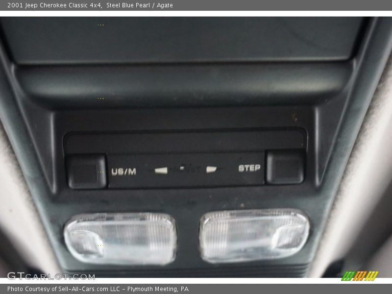 Steel Blue Pearl / Agate 2001 Jeep Cherokee Classic 4x4