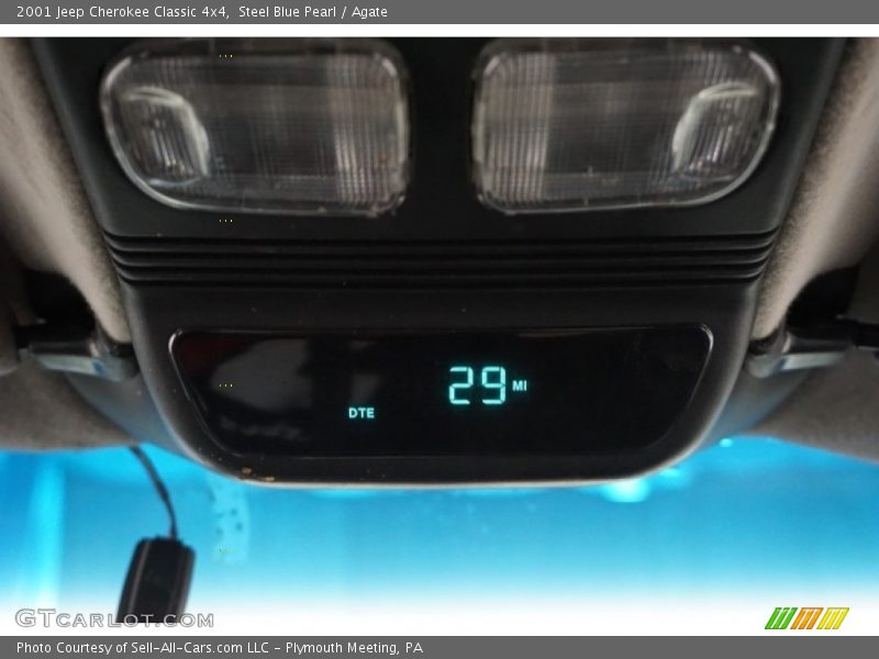Steel Blue Pearl / Agate 2001 Jeep Cherokee Classic 4x4
