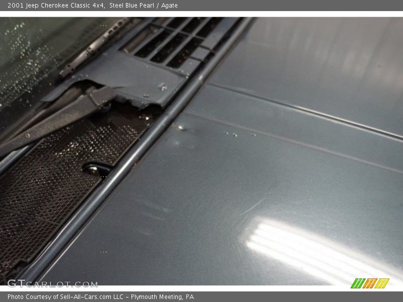 Steel Blue Pearl / Agate 2001 Jeep Cherokee Classic 4x4