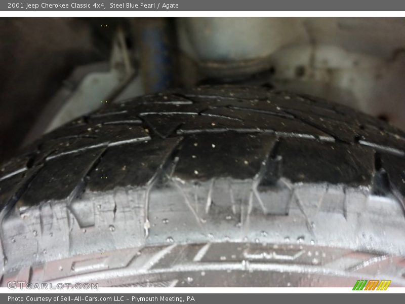 Steel Blue Pearl / Agate 2001 Jeep Cherokee Classic 4x4