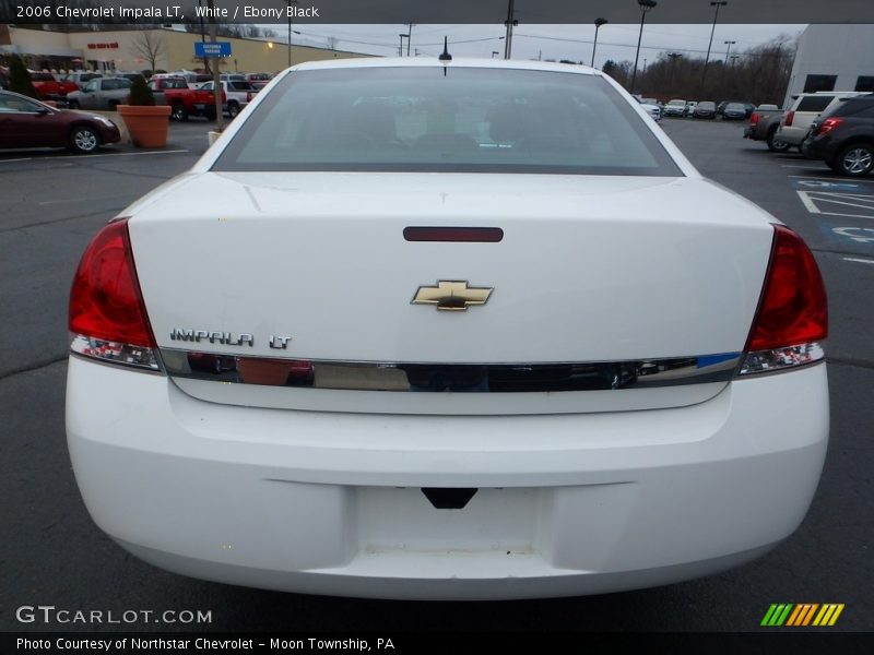 White / Ebony Black 2006 Chevrolet Impala LT