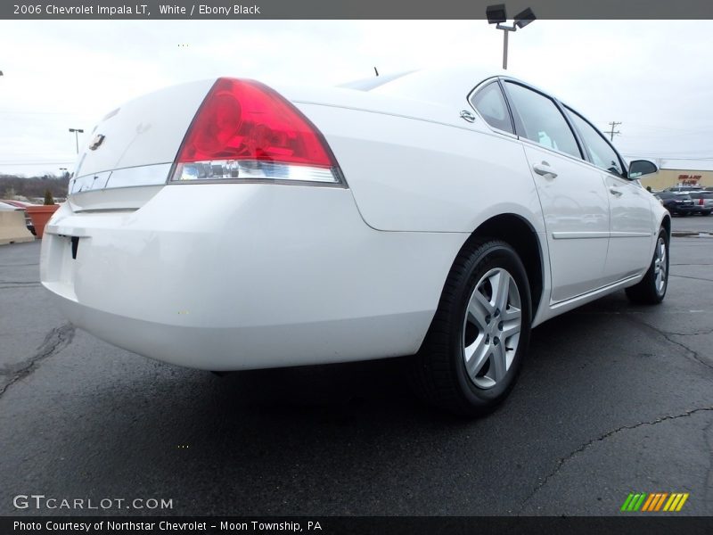 White / Ebony Black 2006 Chevrolet Impala LT