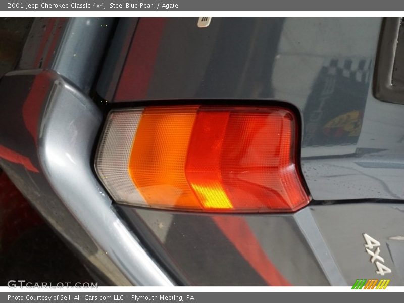 Steel Blue Pearl / Agate 2001 Jeep Cherokee Classic 4x4